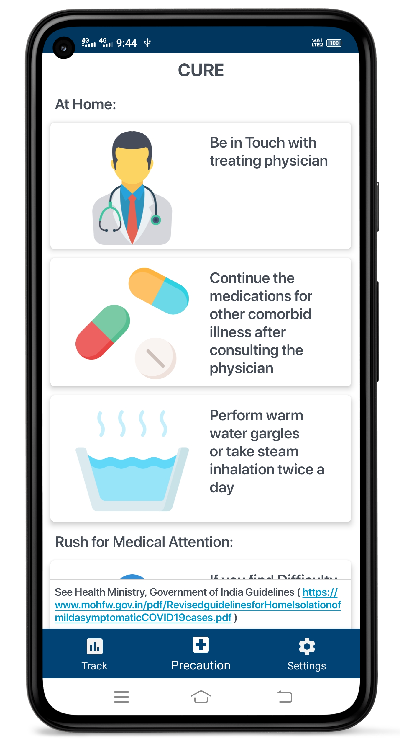 Different ways to Cure